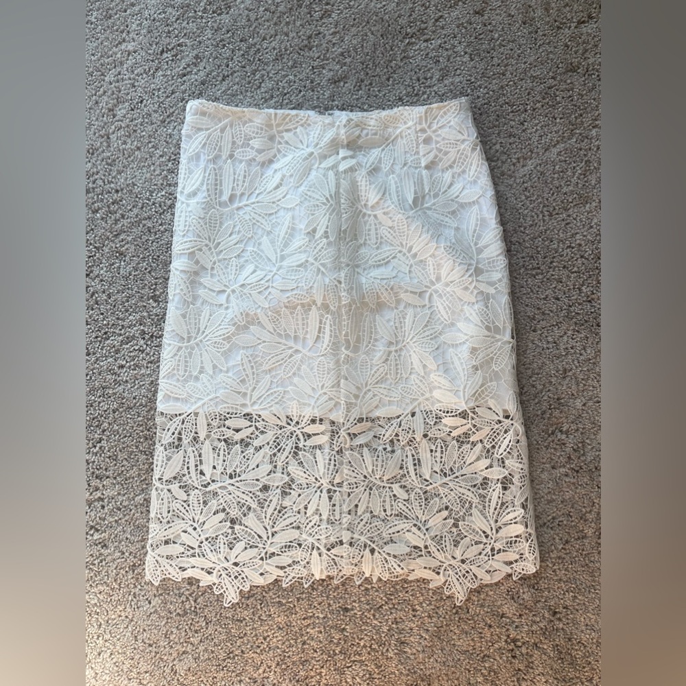 Ochirly Skirt Women’s Small White Lace
